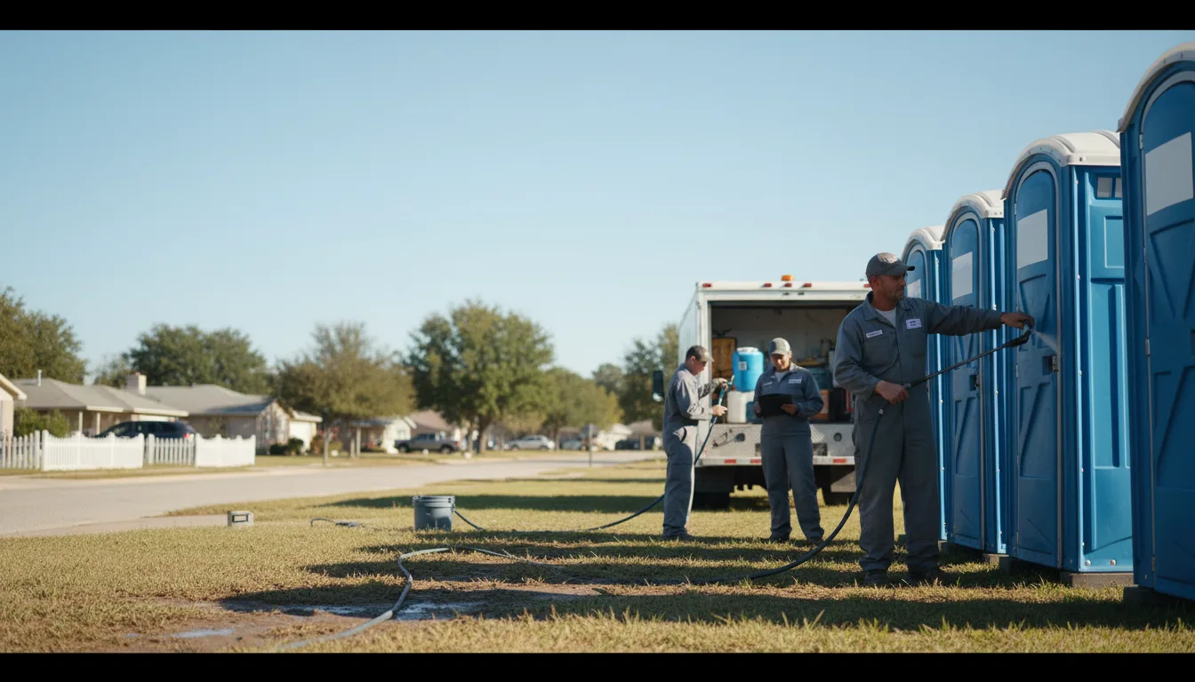 Long-Term Portable Toilet Rental in Como, TX near me